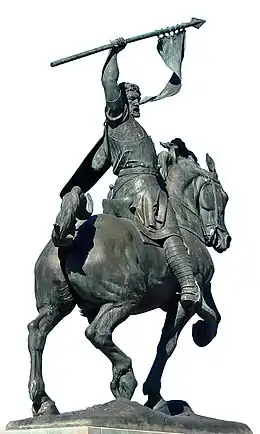 El Cid (1045-1099). Fernando I que cobraba impuestos a las Taifas muere y divide el reino. El Cid se une a Sancho II que muere tras unir Galicia, León y Castilla; hereda Alfonso VI, con El Cid como mano derecha, toma Toledo y hostigan Sevilla, Granada,... En 1086 unas Taifas llaman a los Almorávides, que las conquistan y derrotan a los Reinos cristianos, aunque el Cid les vence dos veces.