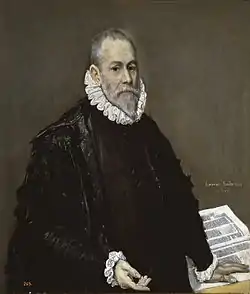 Retrato de un médico. El Greco, siglo XVI.