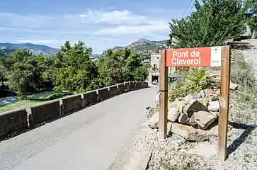 Acceso a El Pont de Claverol.