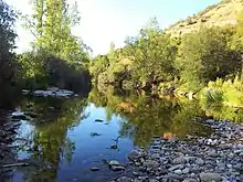 El río Curueño a su paso por Gallegos: "El Pozo"