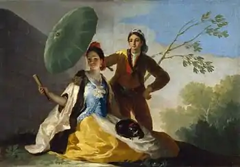 El quitasol, de Goya, 1777.