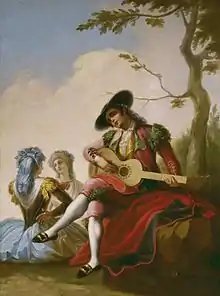 El Majo de la Guitarra, 1786, Museo del Prado.