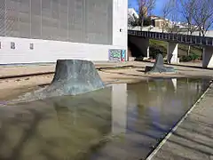 El submarino enterrado (1991), de Josep Maria Riera i Aragó, parque de las Aguas.