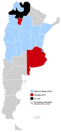 Elecciones presidenciales de Argentina de 1886