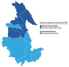 Elecciones regionales de Ayacucho de 2022