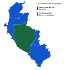 Elecciones regionales de Ica de 2022