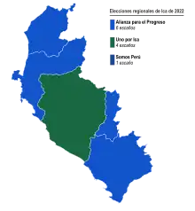 Elecciones regionales de Ica de 2022