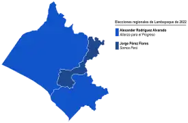 Elecciones regionales de Lambayeque de 2022