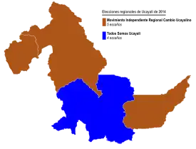 Elecciones regionales de Ucayali de 2014