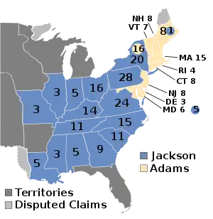 Elecciones presidenciales de Estados Unidos de 1828