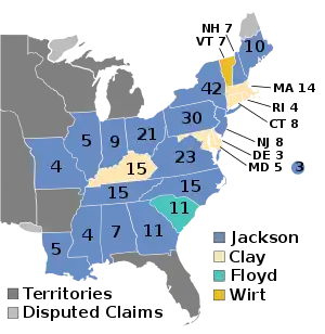 Elecciones presidenciales de Estados Unidos de 1832