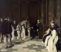 Felipe II recibiendo noticias de la pérdida de la Armada. 1895.