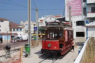 Terminal de la línea del Tranvía de Sintra