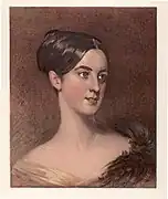 Retrato de Elise Wadswort, esposa de Charles Augustus Murray (1851).