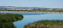 Vista del embalse en Saucedilla