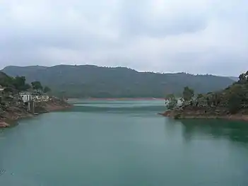 Embalse de Talave desde la presa.