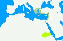 Área de distribución. En verde oscuro área de cría y en verde claro área de invernada.