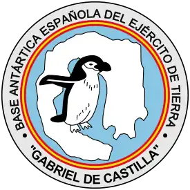 Emblema de la Base Antártica Española "Gabriel de Castilla"