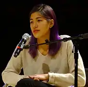 Retrato de Sulkowicz en una de las presentaciones de la obra