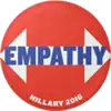 Chapa Empathy de Hillary Clinton para las elecciones presidenciales (2016)