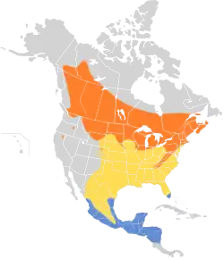 Distribución geográfica del mosquero mínimo.