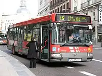 Empresa Municipal de Transportes de Madrid Renault Agora Line en Madrid en febrero de 2007