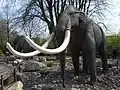 Recreación de P. namadicus en el zoológico de Aalborg, Dinamarca.