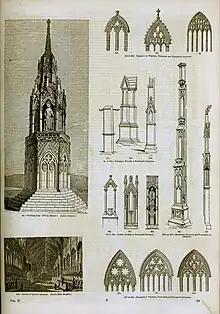 Elementos arquitectónicos y arcos, en la obra de Knight