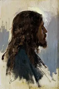 Cabeza de Jesús (1890) de Enrique Simonet.