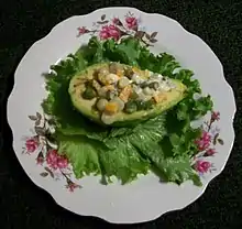 Ensalada de la palta fuerte. Palta