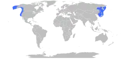 Distribución de E. dofleini