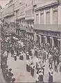 Fotograma de la película Entierro del General Sánchez Bregua, 1897.