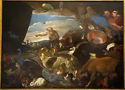 Giovanni Benedetto Castiglione, Entrada de los animales en el Arca