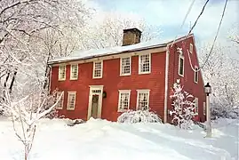 Casa de Ephraim Hawley (c. 1683), en Nichols, Connecticut.