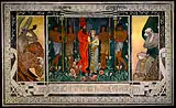 Boda alegórica: Salomón y Saba o Exilio, Enlace y Redención, óleo, 1906. Museo de Israel, Jerusalén