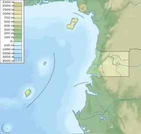 Isla de Bioko ubicada en Guinea Ecuatorial