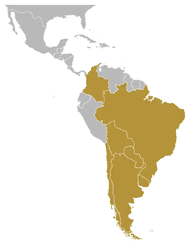 Copa de Campeones de América 1960 está ubicado en América del Sur