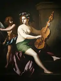 Erato, musa de la elegía.