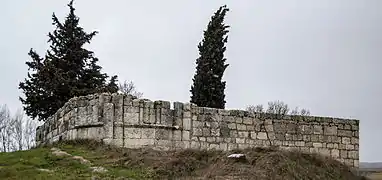 Ermita de San Andrés y cementerio. Este.