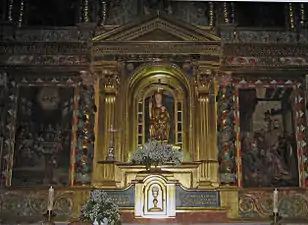 Retablo central.