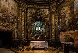 Interior de la ermita.