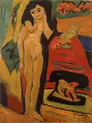 Ernst Ludwig KirchnerMujer desnuda (1910-1926)