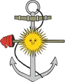 Escudo de la Armada Argentina.