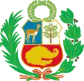 Escudo de armas del Perú.