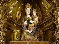 Virgen medieval del retablo mayor