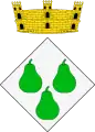 Representación del actual escudo de Calldetenes.