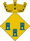 Escudo de Torrelles de Llobregat con los colores de Cervelló.