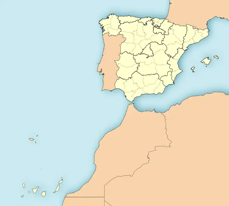 Lanzarote ubicada en España