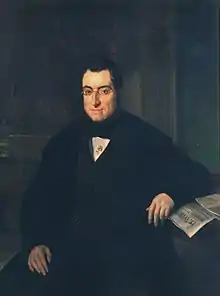 Bonaventura Carles Aribau (1844), óleo de Joaquín Espalter y Rull (1809-1880), en la Real Academia Catalana de Bellas Artes de San Jorge de Barcelona.