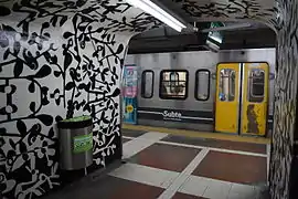 Una formación en la estación